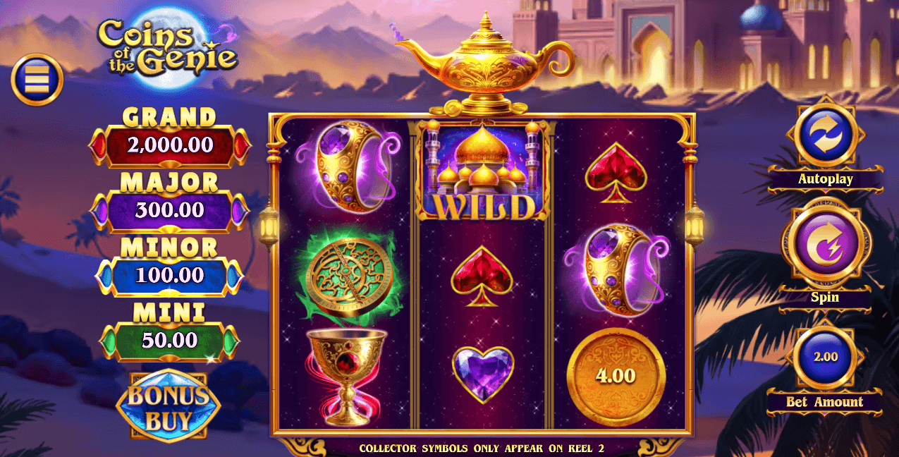 Coins of the Genie Slot Screenshot