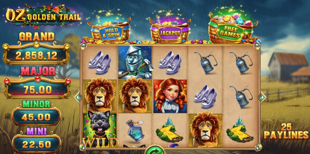 Oz Golden trail game screenshot