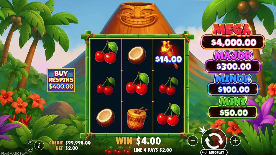 Super Tiki Strike game screenshot