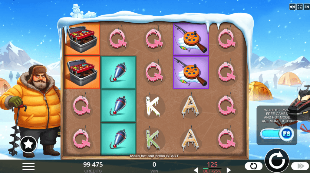 Ice Bass game screenshot
