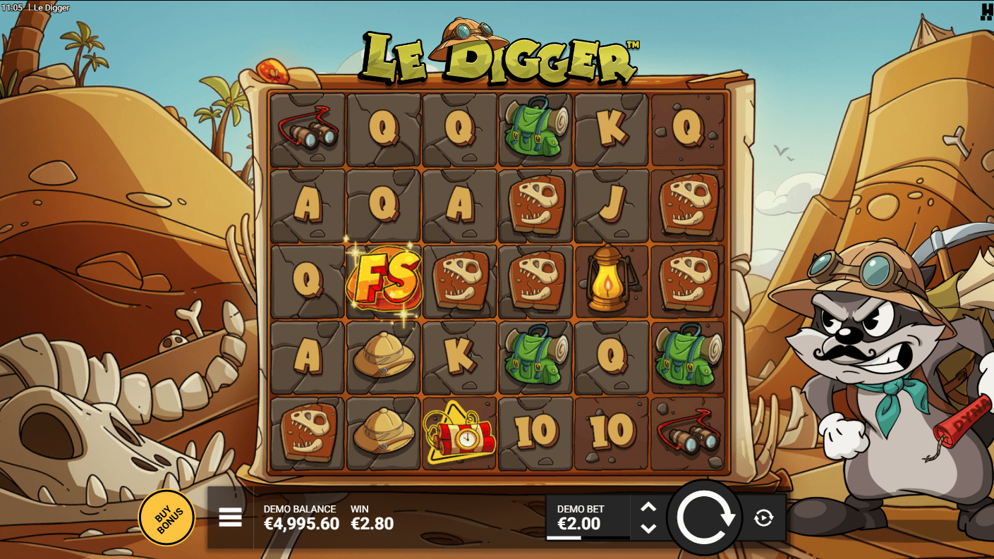 Le Digger game screenshot