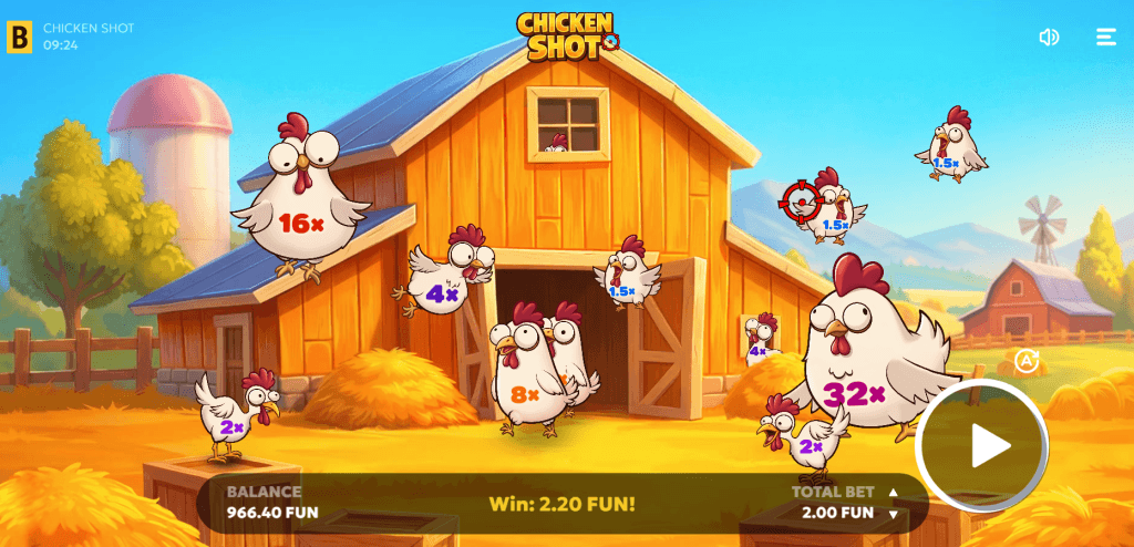 Chicken Shot game screenshot