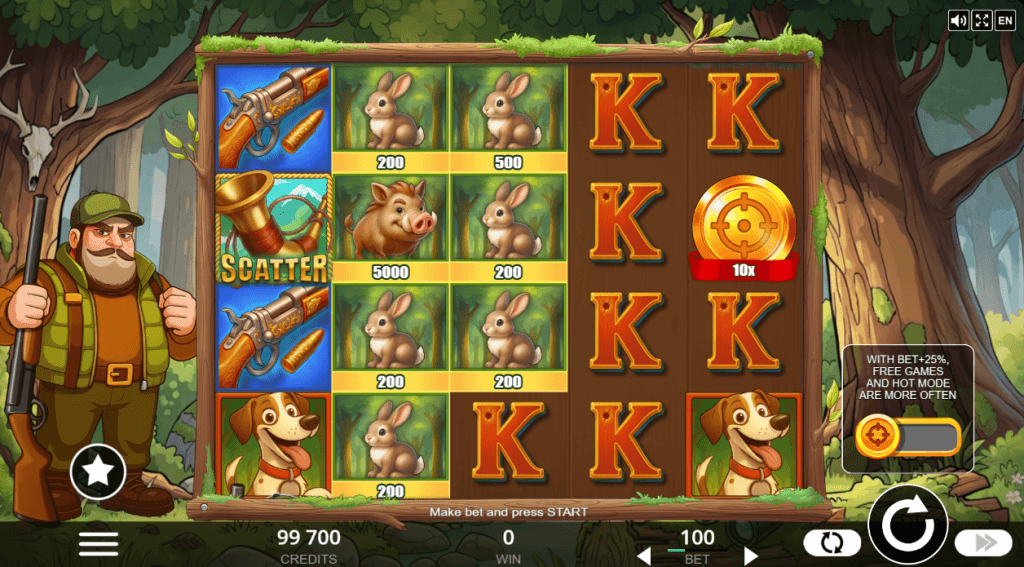 Hunt the Bucks game screenshot