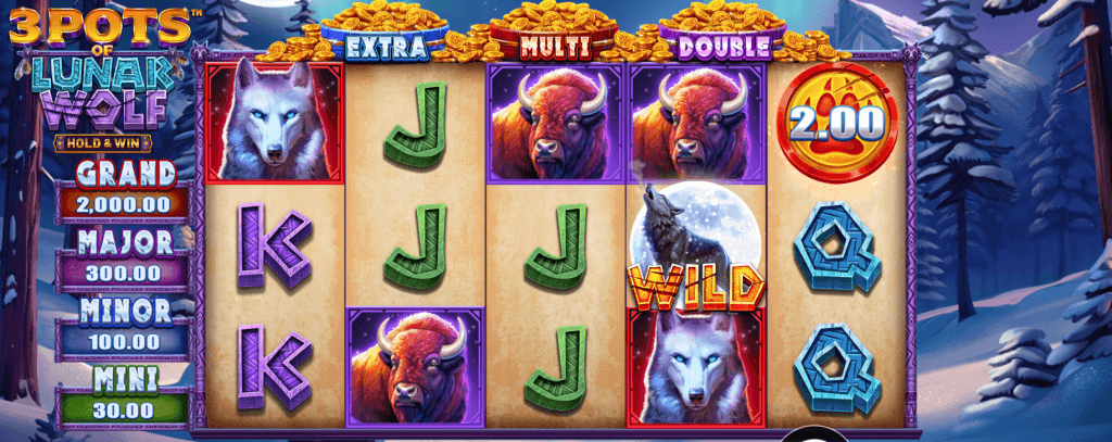 3 pots of Lunar wolf - hold and win screenshot