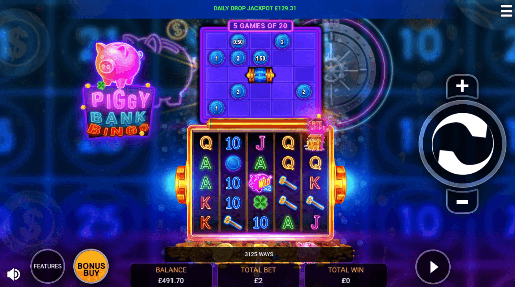 Piggy Bank Bingo game screenshot