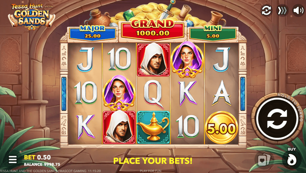 Tessa Hunt and the Golden Sands game screenshot