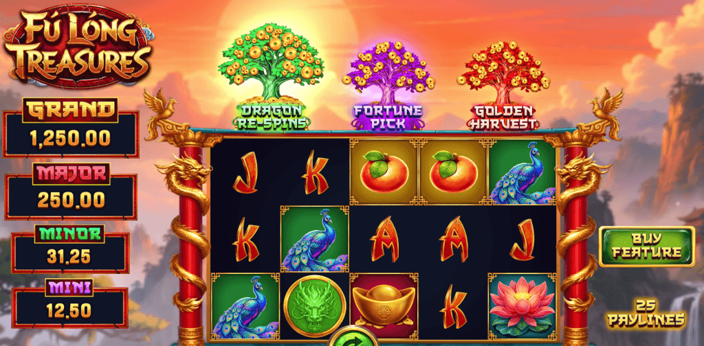 Fu Long Treasures game screenshot