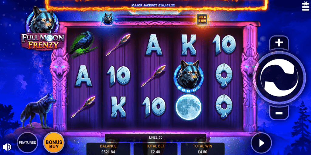 Fullmoon Frenzy game screenshot