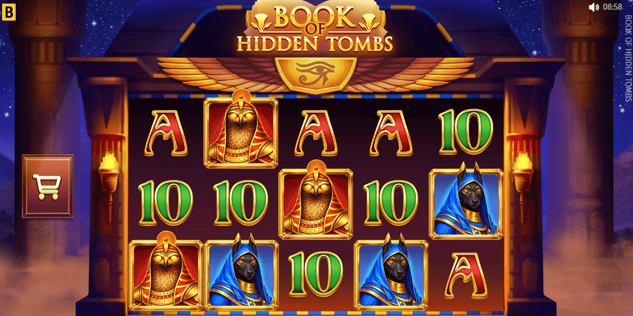 Book of hidden tombs game screenshot