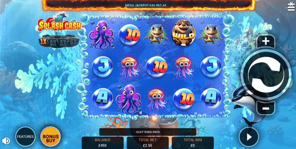 Splash Cash game screenshot